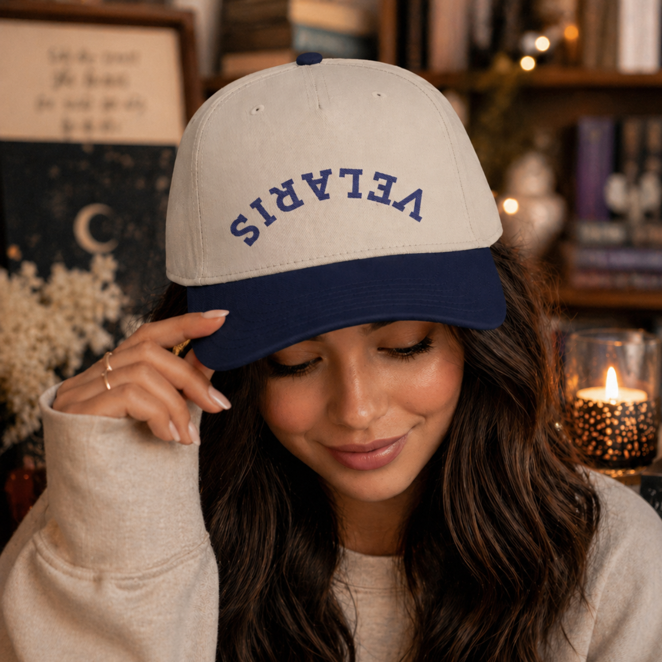 Upside Down Velaris Embroidered Structured Cap