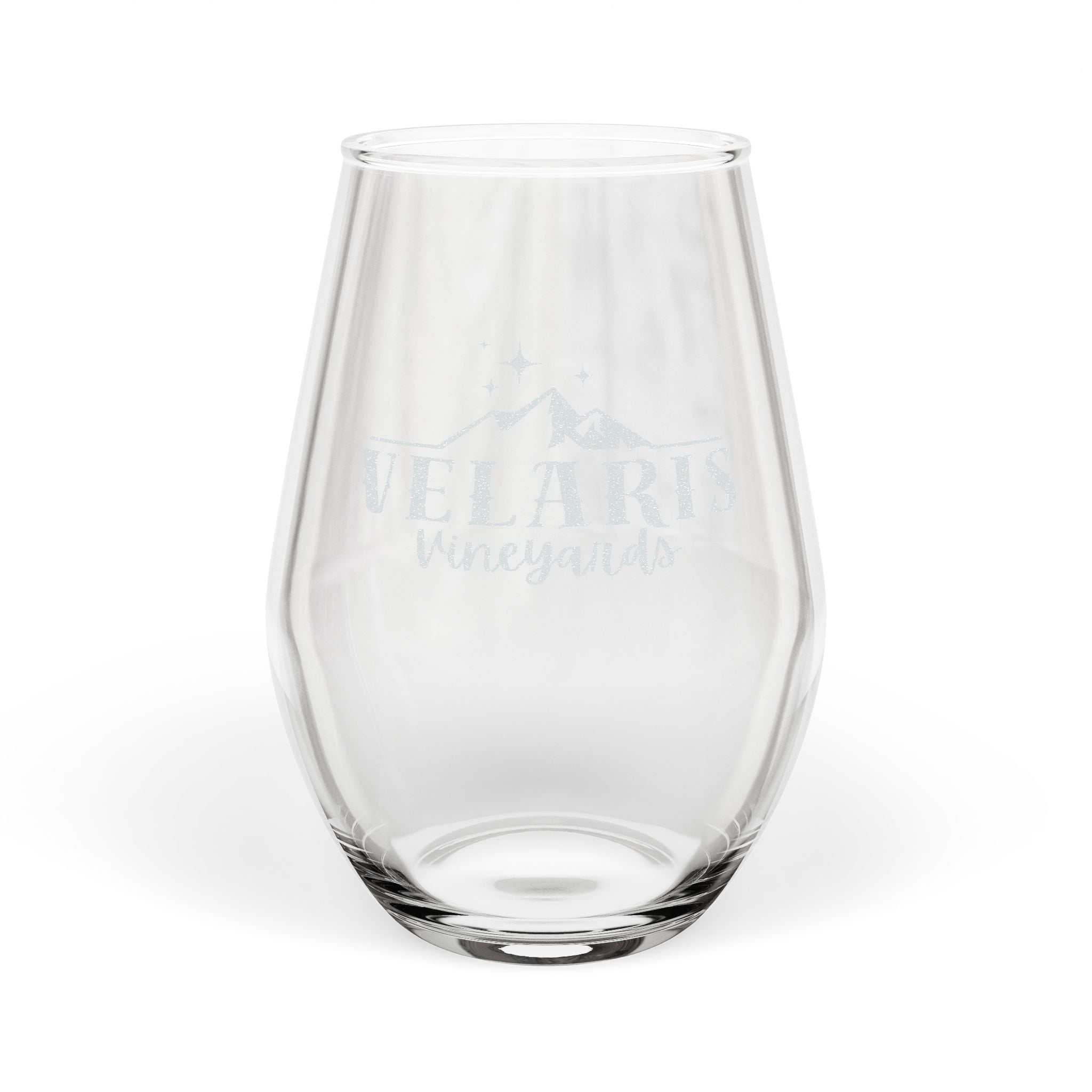 Velaris Vineyards Engraved Stemless Wine Glass Bookish Fantasy Drinkware